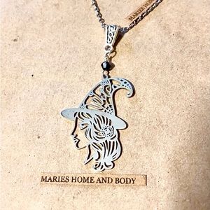 Witch Necklace New Jewelry Spider web Cute Boho Halloween Womans spooky cute